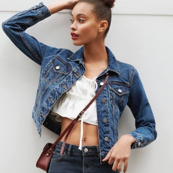 BDG Jackets & Blazers - URBAN OUTFITTERS Shrunken Denim Trucker Jacket XS